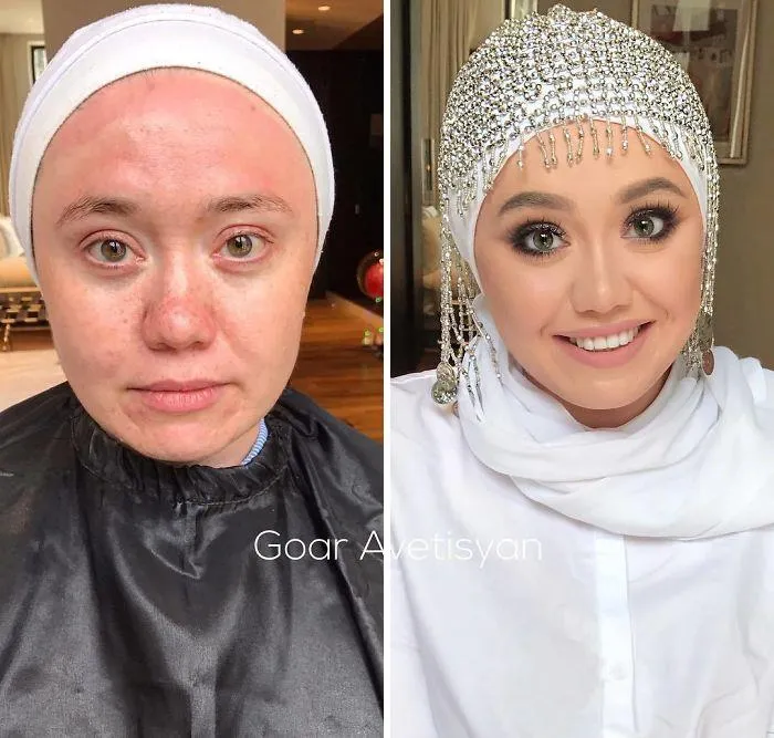 30 Increíbles transformaciones gracias al maquillaje que demuestran que “toda mujer es una estrella de Hollywood” (Nuevas fotos)