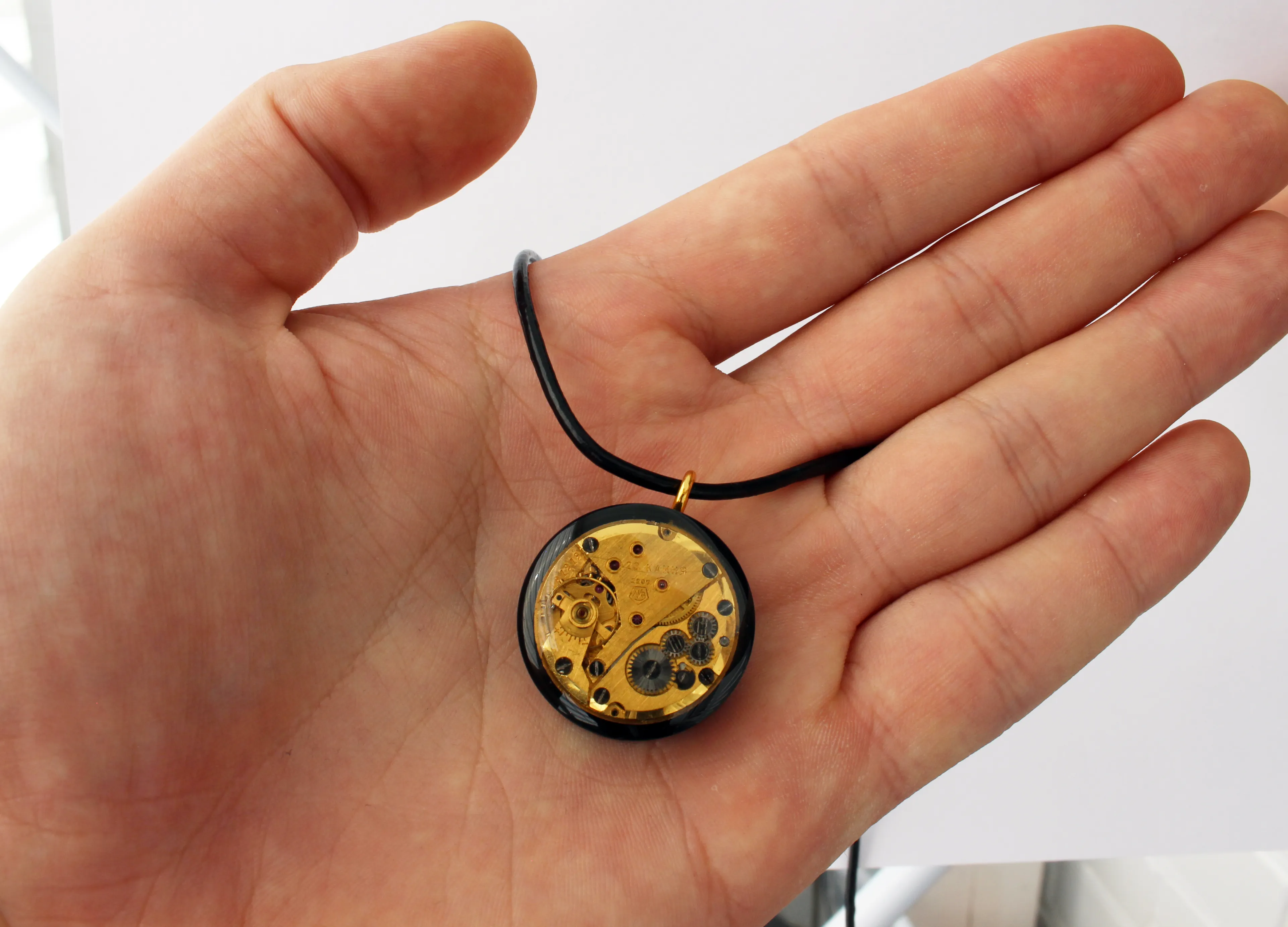 Steampunk Pendants Made From Old Watch Movements By Lithuanian Artist