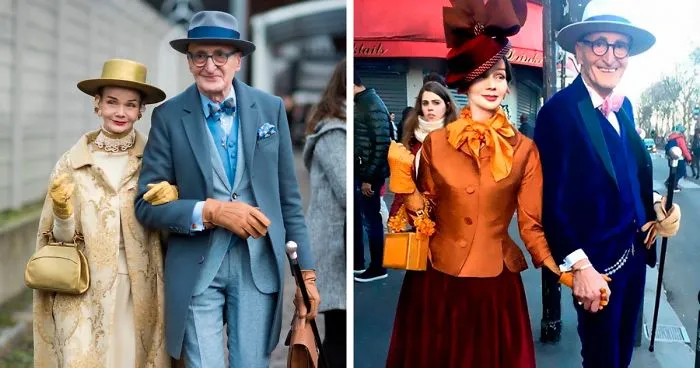Esta anciana pareja alemana causa sensación cada vez que sale a la calle (30 fotos)