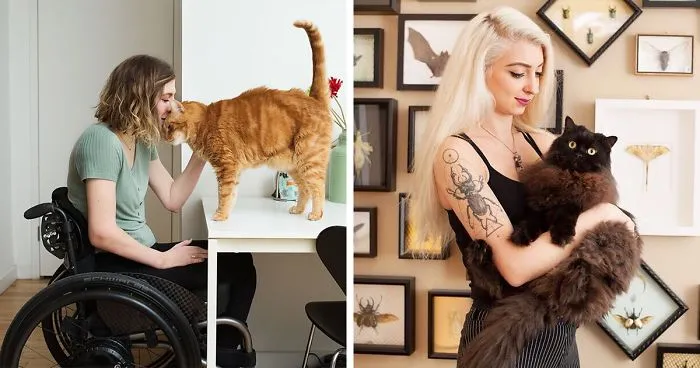 Photographer Captures Ladies With Their Cats To Get Rid Of 'Crazy Cat Lady' Stereotypes (24 New Pics)