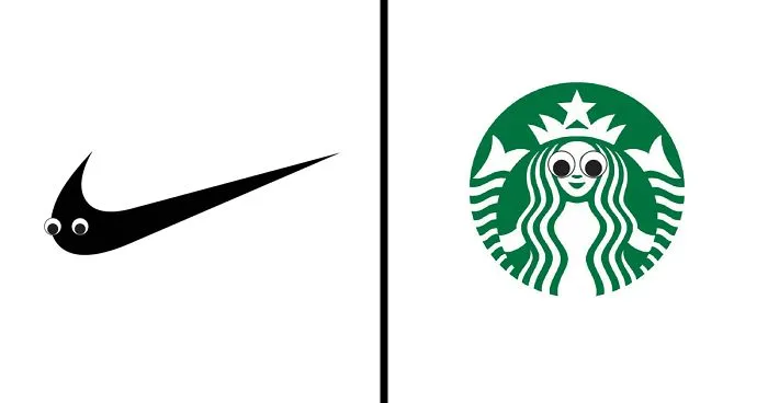 Logos Are Way Too Serious, So I Added Googly Eyes To Make Them Look More Goofy (36 Pics)