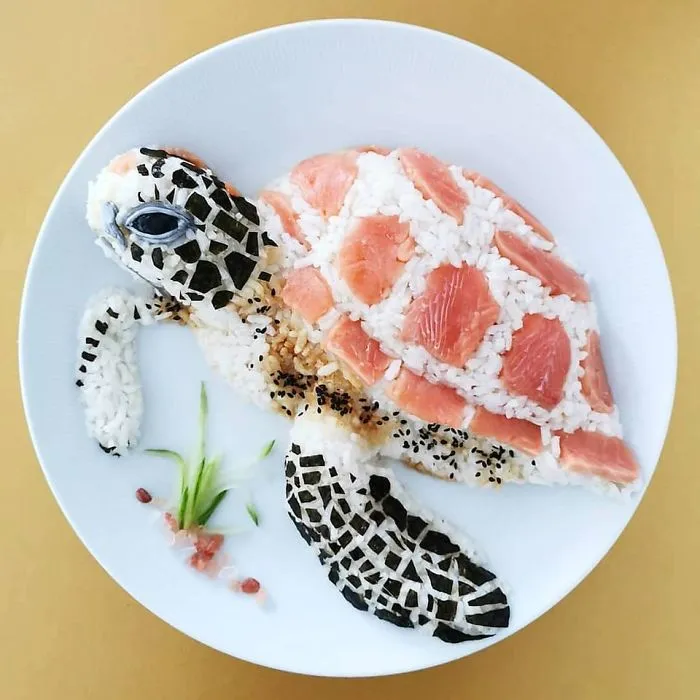 Kids Encourage Their Mom To Post Her Food Art On The Internet, And She Goes Viral (30 Pics)