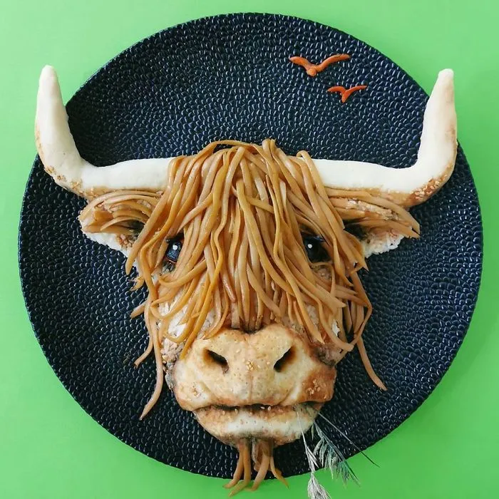 Kids Encourage Their Mom To Post Her Food Art On The Internet, And She Goes Viral (30 Pics)