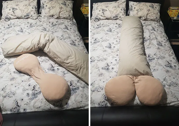 He recolocado las almohadas de maternidad de mi esposa, estoy listo para ser padre