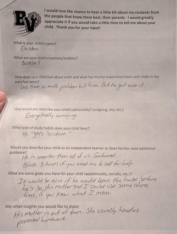 My Brother's High School Math Teacher Assigned Parental Homework. My Dad Was Not Happy