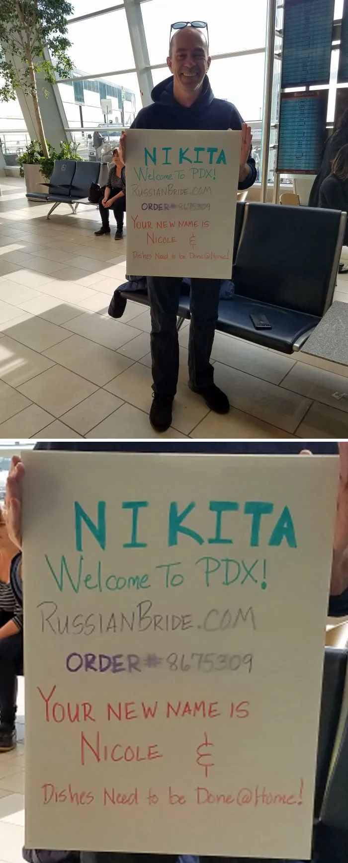 Picking Up My Daughter From The Airport