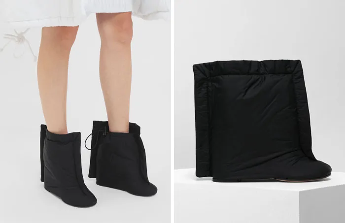 Botas que parecen cojines