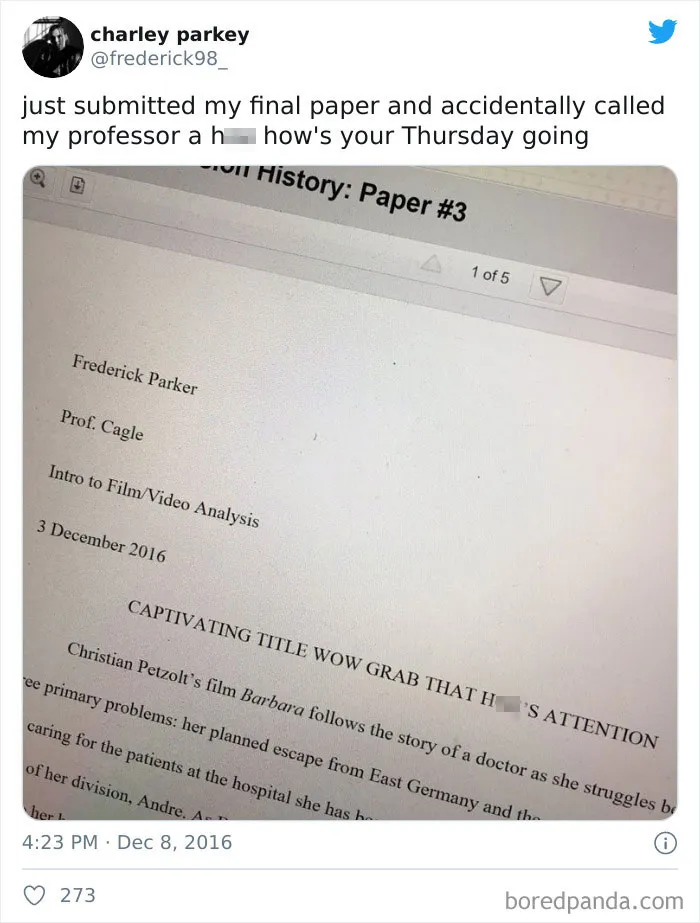 32 Times Students Didn't Proofread Their Work And Left In The Funniest Mistakes