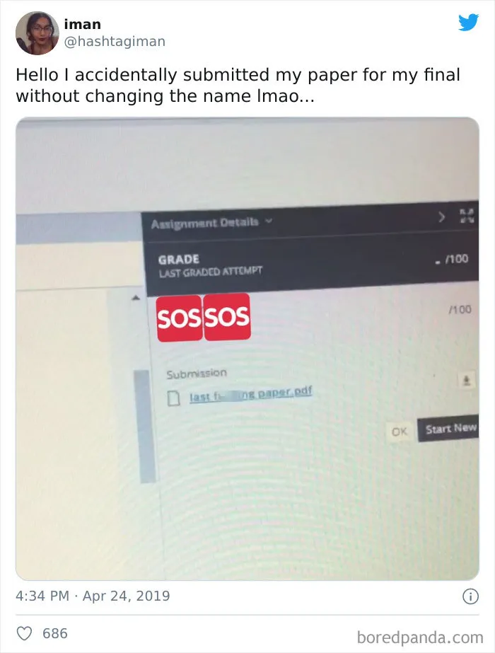 32 Times Students Didn't Proofread Their Work And Left In The Funniest Mistakes