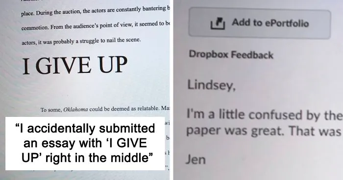 32 Times Students Didn't Proofread Their Work And Left In The Funniest Mistakes