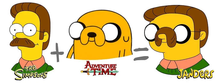 Artist Fuses Together 30 Of The Most Beloved Cartoon Characters, And The Series Goes Viral