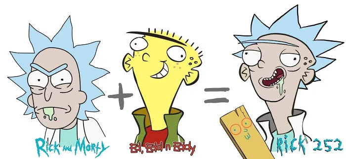 Artist Fuses Together 30 Of The Most Beloved Cartoon Characters, And The Series Goes Viral