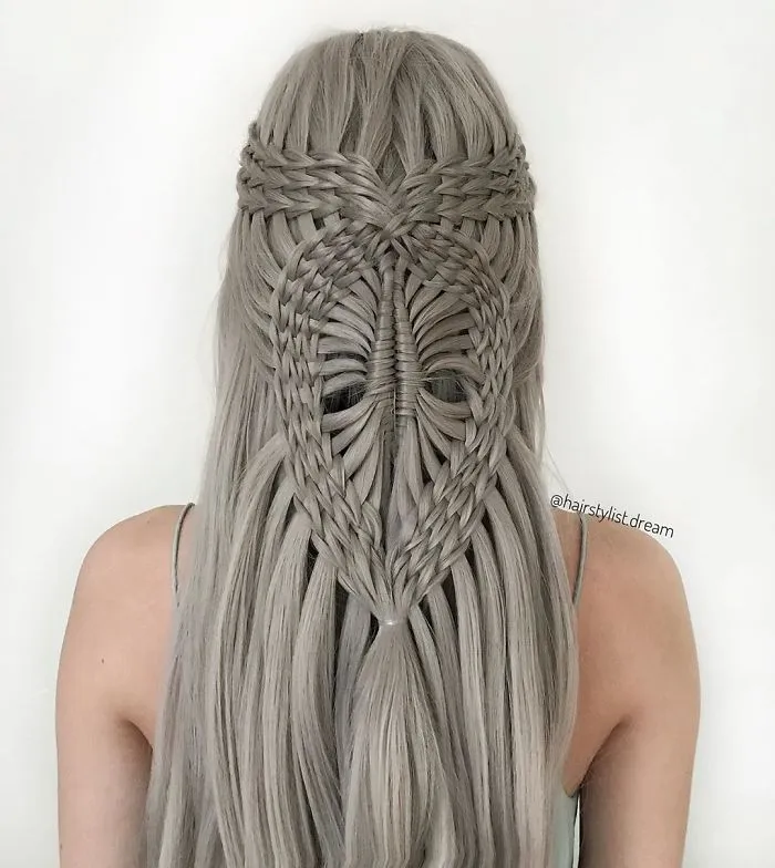 This German Teenager Creates Amazingly Intricate Hairstyles And Here Are 30 Of The Coolest Ones