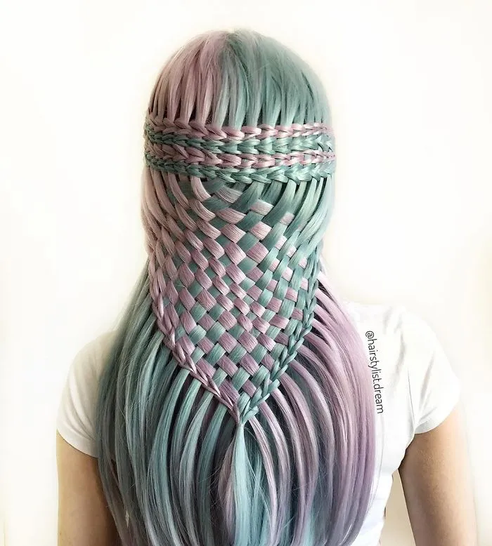 This German Teenager Creates Amazingly Intricate Hairstyles And Here Are 30 Of The Coolest Ones