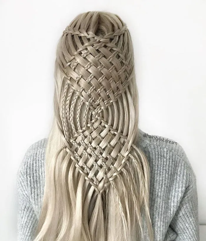 This German Teenager Creates Amazingly Intricate Hairstyles And Here Are 30 Of The Coolest Ones
