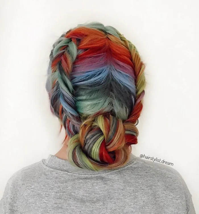 This German Teenager Creates Amazingly Intricate Hairstyles And Here Are 30 Of The Coolest Ones