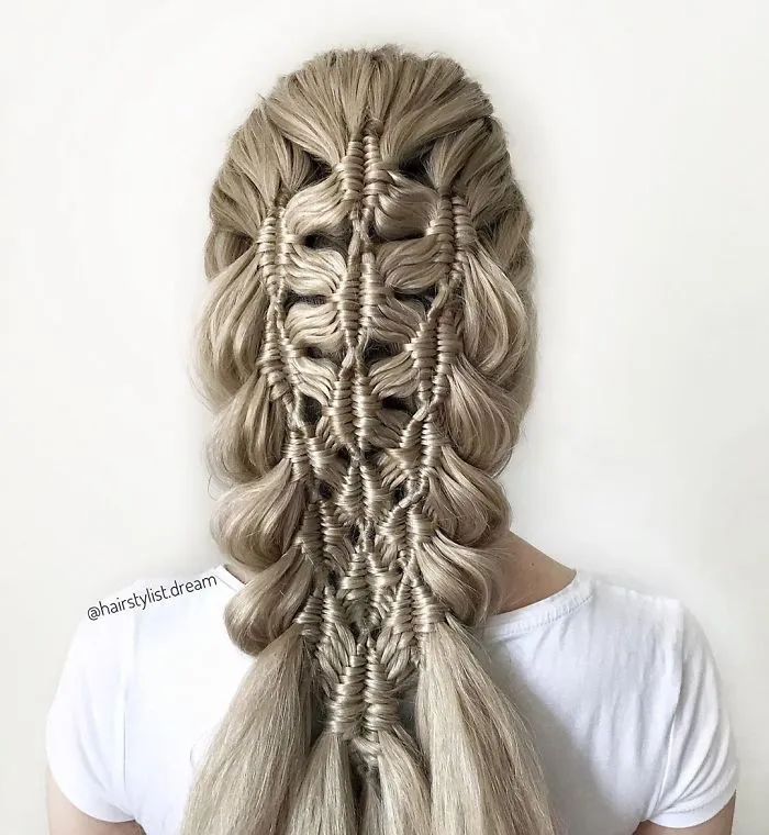 This German Teenager Creates Amazingly Intricate Hairstyles And Here Are 30 Of The Coolest Ones