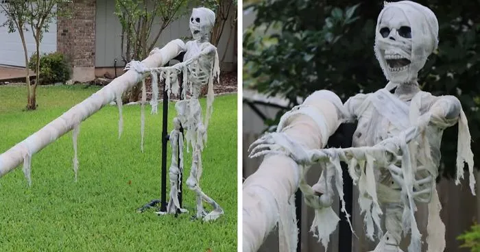 Parents Come Up With A "Candy Slide" For Safe Trick-Or-Treating This Halloween