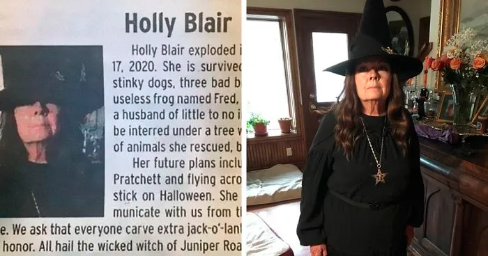 Obituary For Idaho Witch Holly Blair Goes Viral For Being Ridiculously Amusing