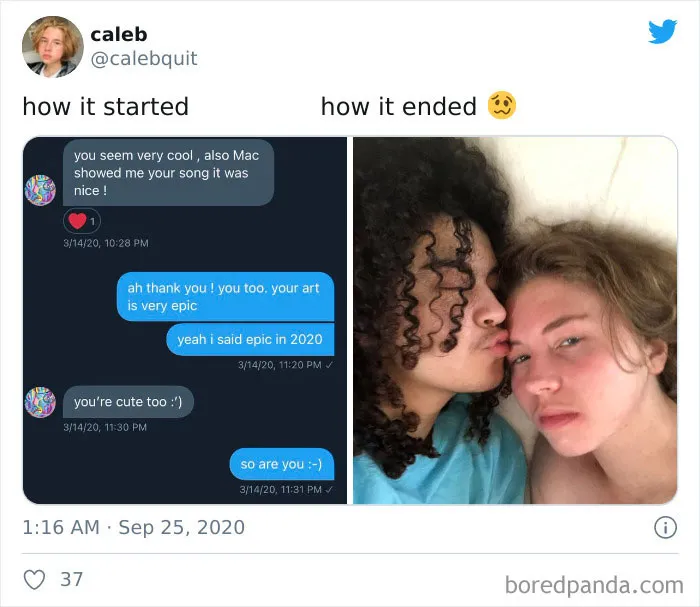 Couples Are Sharing ‘How It Started’ Vs. ‘How It Ended’ In 46 Wholesome Posts