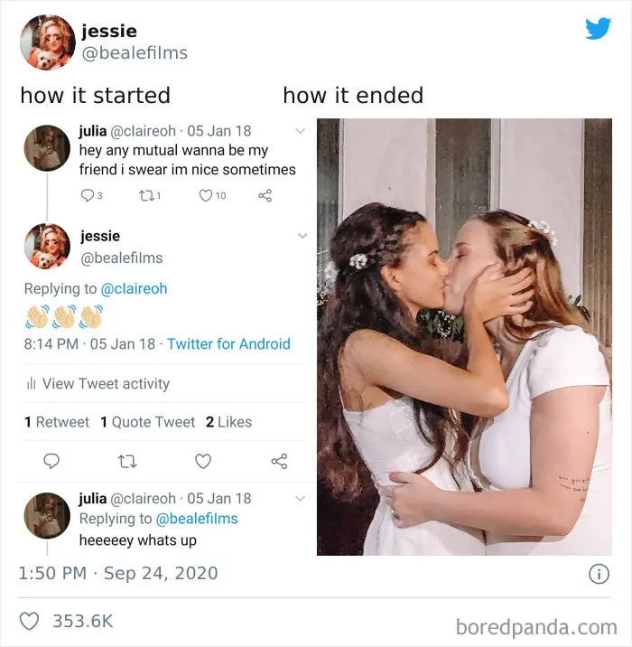 Couples Are Sharing ‘How It Started’ Vs. ‘How It Ended’ In 46 Wholesome Posts