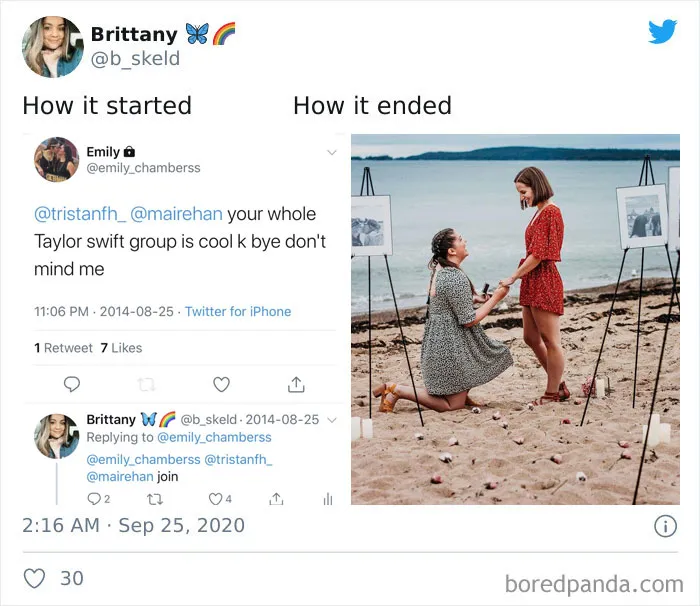 Couples Are Sharing ‘How It Started’ Vs. ‘How It Ended’ In 46 Wholesome Posts