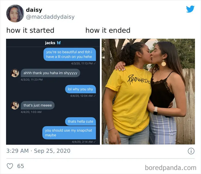 Couples Are Sharing ‘How It Started’ Vs. ‘How It Ended’ In 46 Wholesome Posts