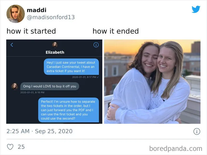 Couples Are Sharing ‘How It Started’ Vs. ‘How It Ended’ In 46 Wholesome Posts