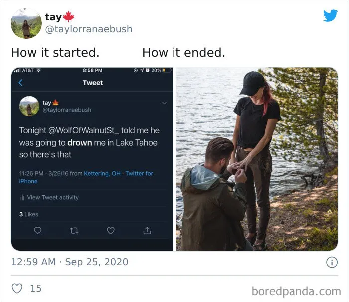 Couples Are Sharing ‘How It Started’ Vs. ‘How It Ended’ In 46 Wholesome Posts