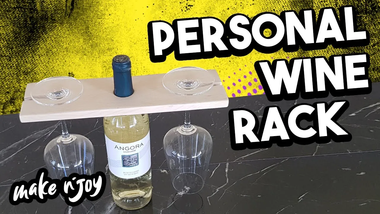 Personal Wine Rack - Easy DIY Gift Ideas In 5 Minutes