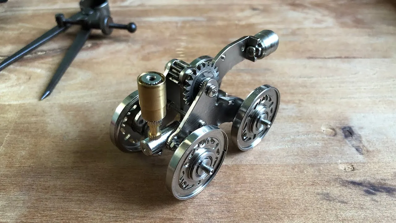 Steampunk Vehicle Made From Old Hdd Parts