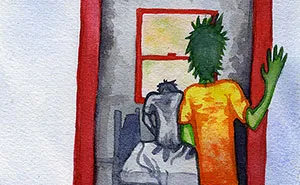 I Have A Family, But I Struggle With Depression And Addiction, So I Made This Children's Book To Help Explain It