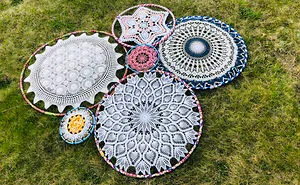 I Love The Proliferation Of Doily Spray Art ... Here's A Great One By The Rock Vandal!