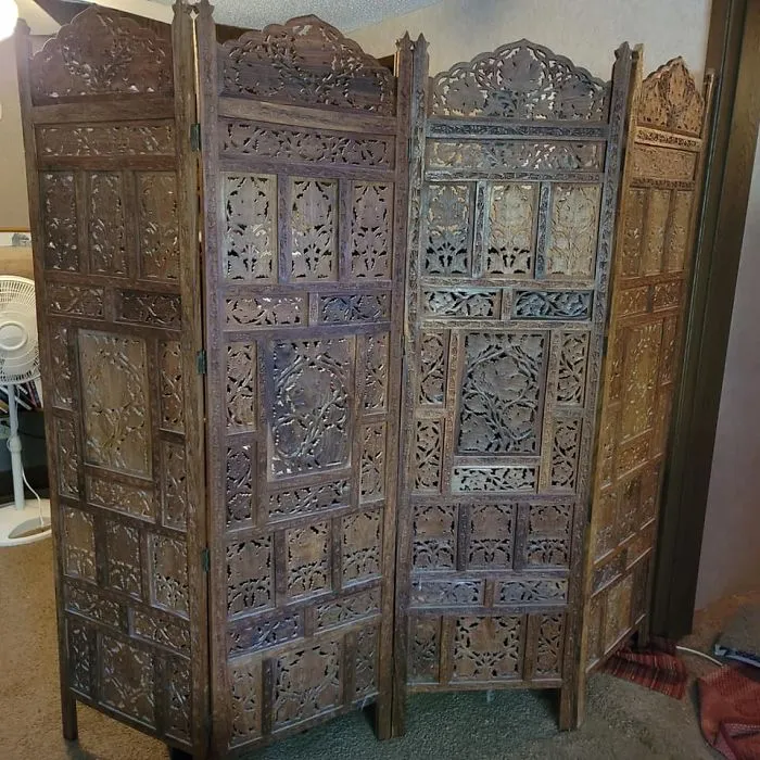 I Thought This Was Beautiful.  A Person In My Apartment Complex Was Throwing It Out And I Grabbed It With A Smile.  It Is Wood And Extremely Heavy.  I Will Be Polishing It With Orange Oil Later.  What Do You Guys Think?  Good Find?