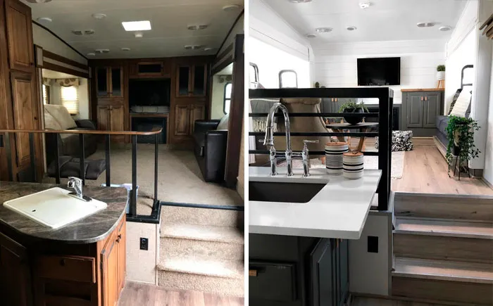 30 Pics Of Old Ugly RVs Redesigned Into Beautiful Tiny Homes By "RV Fixer Upper"