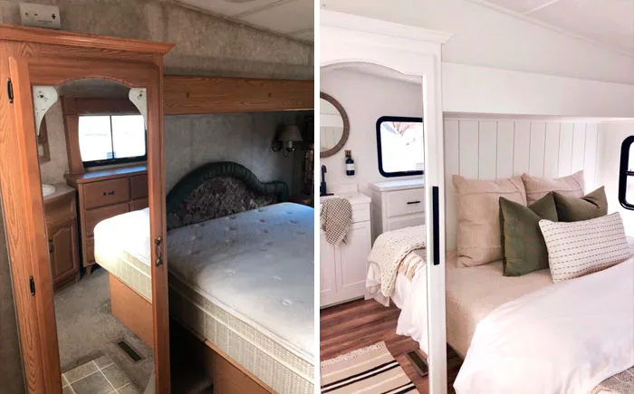 30 Pics Of Old Ugly RVs Redesigned Into Beautiful Tiny Homes By "RV Fixer Upper"