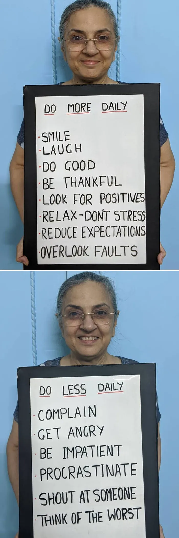 Indian Mom Goes Viral After Son Convinces Her To Put Her Worldly Wisdom On Signs And Share It On IG (30 Pics)