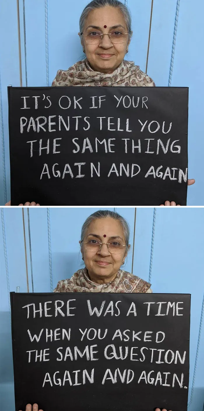 Esta madre india se vuelve viral después de que su hijo la convenciera de escribir su sabiduría en carteles y compartirlos en Instagram (25 fotos)