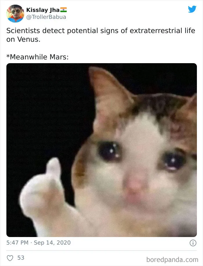 34 Memes Illustrating Humanity's Reaction To The News About The Possibility Of Life On Venus