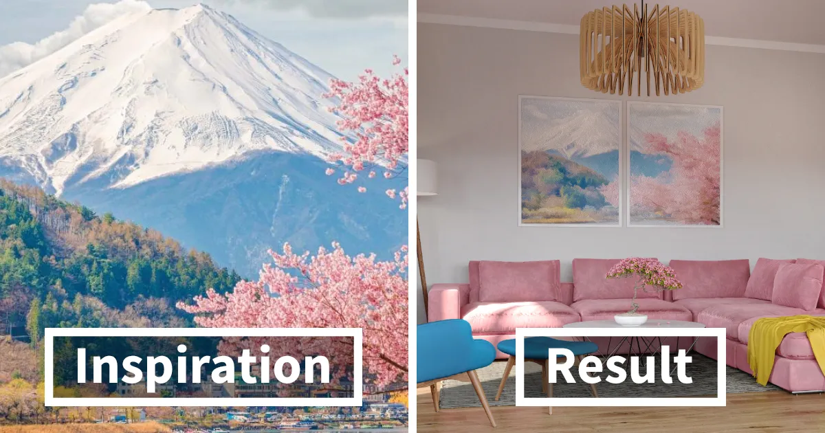 Interior Designers Create 6 Different Nature-Inspired Designs For One Living Room