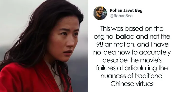 Guy On Twitter Points Out Why Disney’s Mulan (2020) Is Effectively Chinese Propaganda