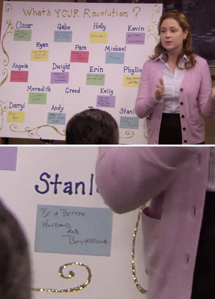 Stanley's New Year's Resolution Was "To Be A Better Husband And Boyfriend."