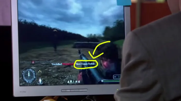 Andy's Call Of Duty Username Is "Here Comes Treble."