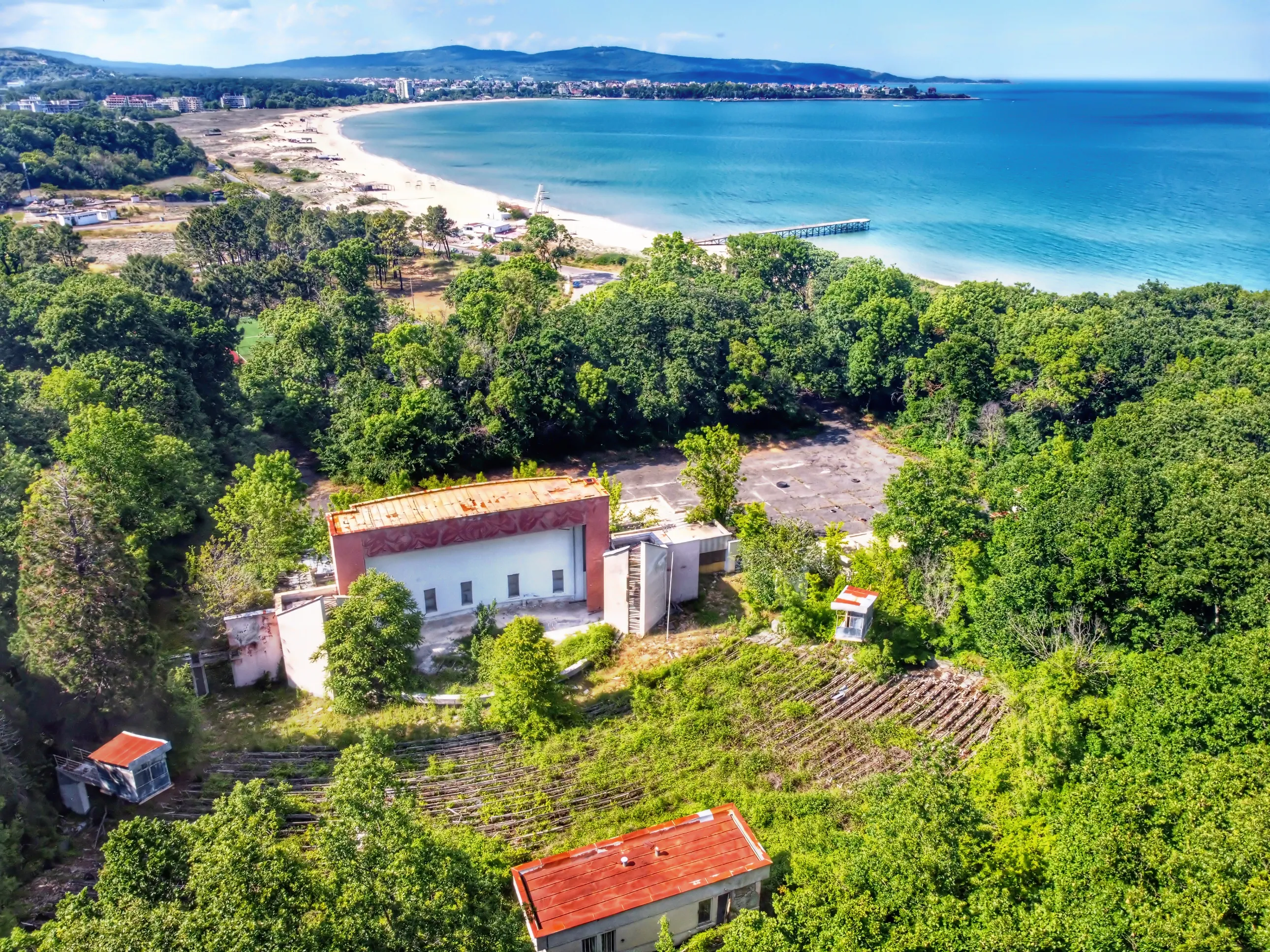 Abandoned Summer Theater In Mmc Primorsko