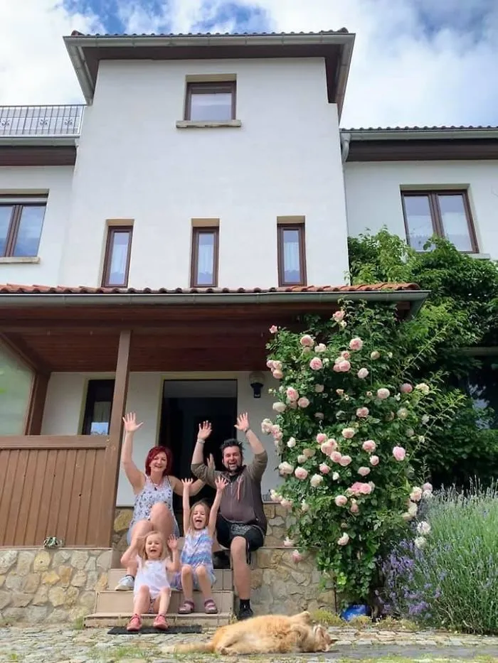 My Family, Our New House And Definitely Not Our Cat. It Is A Neighbourhood-Cat But Still Is Around When People Present, Former Owner Used To Feed Him And Now It Seems Our Responsibility