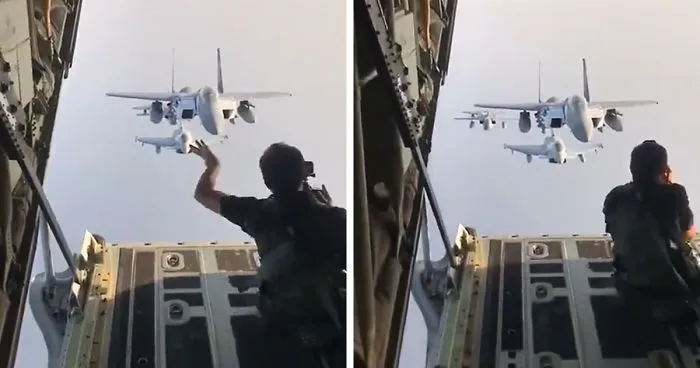 This Journalist Shared Behind-The-Scenes Videos Of How Military Jet Fighters Are Photographed