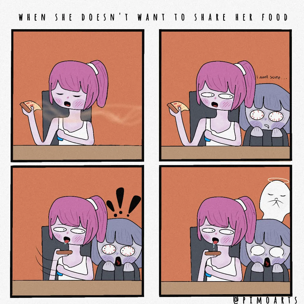 I've Made My Comics A Month Ago To Share Relatable Stuff That Me And My Bestfriend Do.