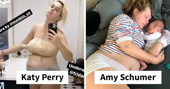 30 Celebs Who Didn't Hide Their Postpartum Bodies To Maintain An Unrealistic Body Image