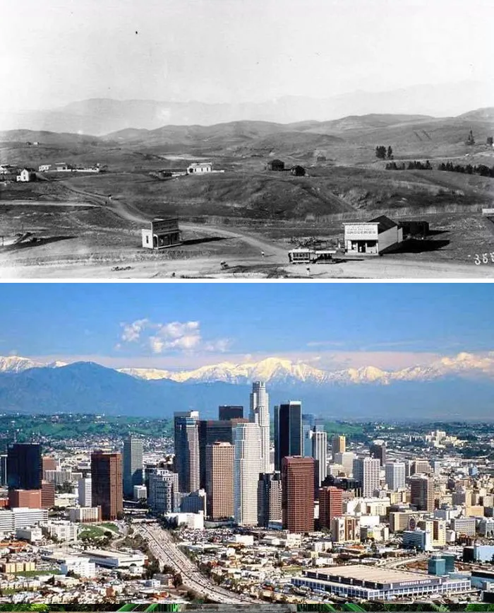 Early Los Angeles Compared To 2001