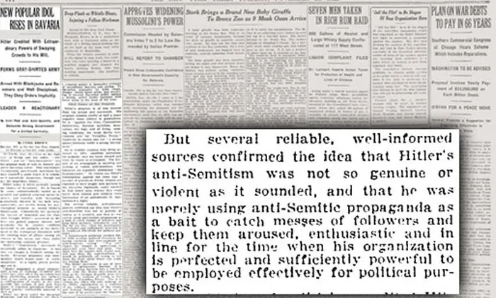 On Hitler, 1922